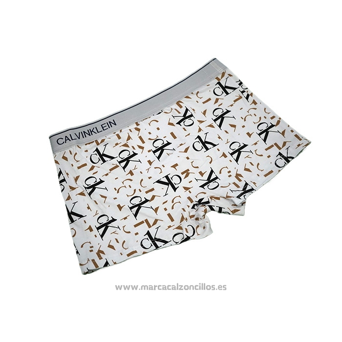 Boxer Calvin Klein Hombre CK One Prints Colors Blanco